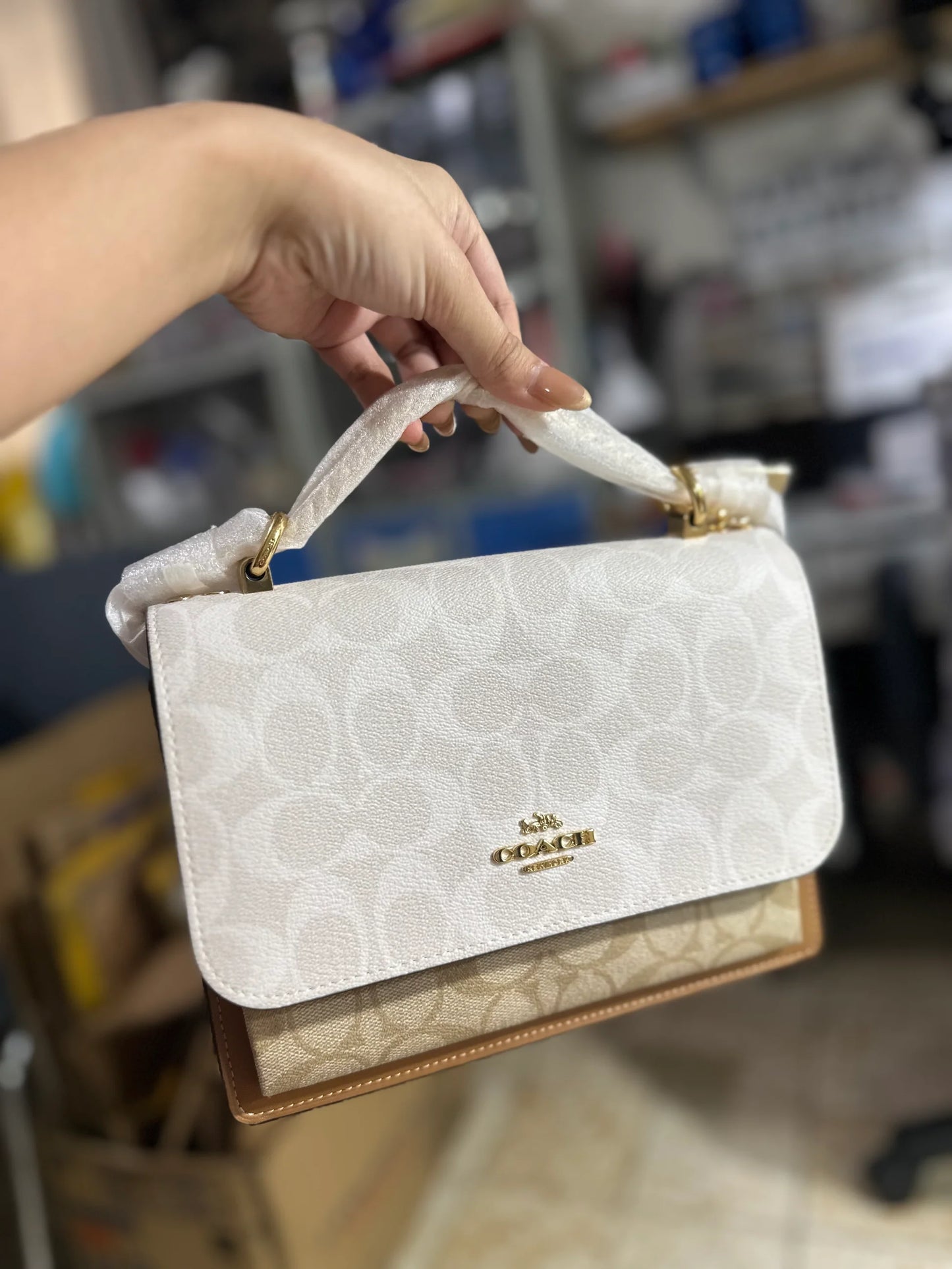 Coach Klare Crossbody Coach Crossbody White Bag