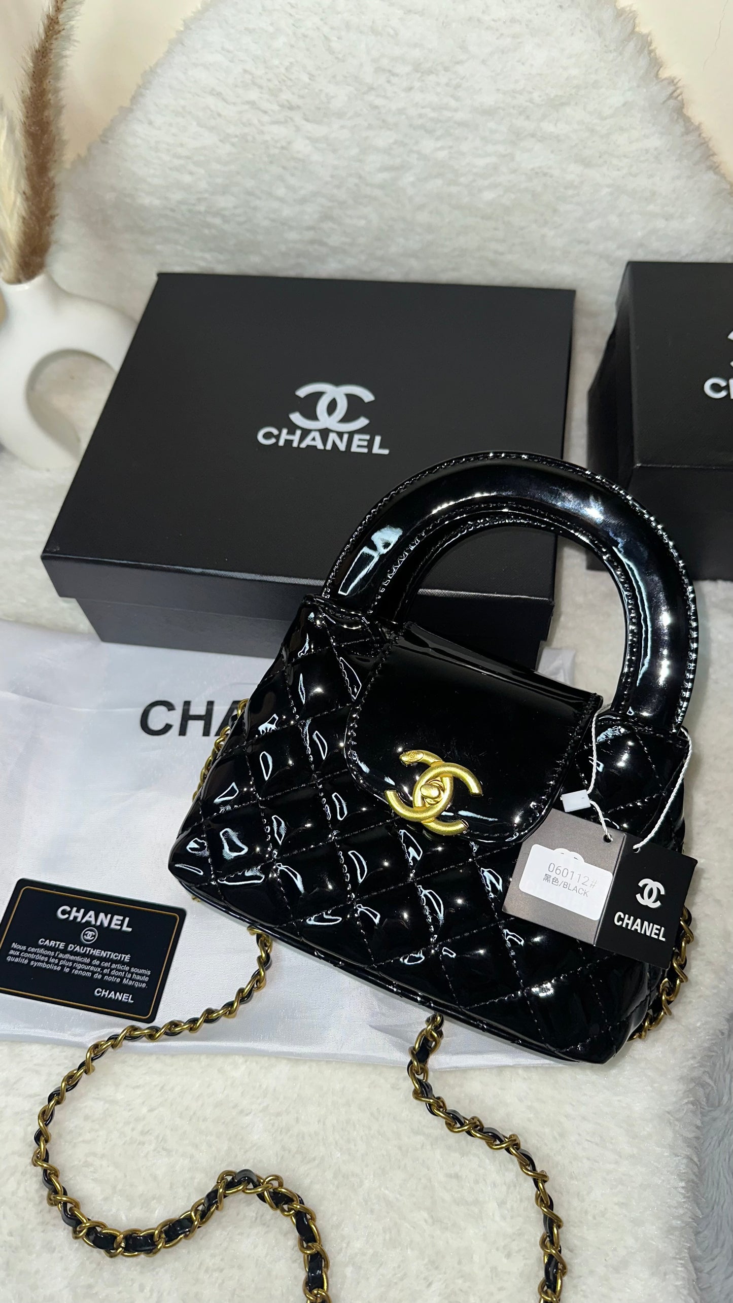 Mini Chanel classique noir