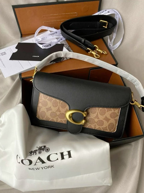 coach tabby shoulder bag black