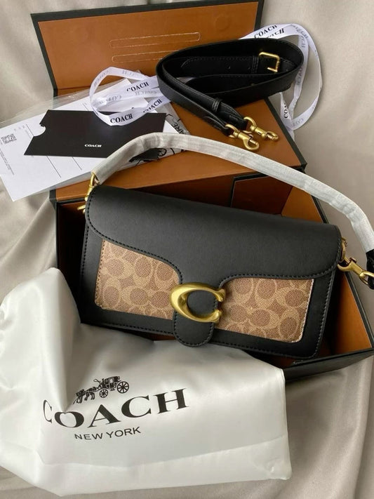 coach tabby shoulder bag black