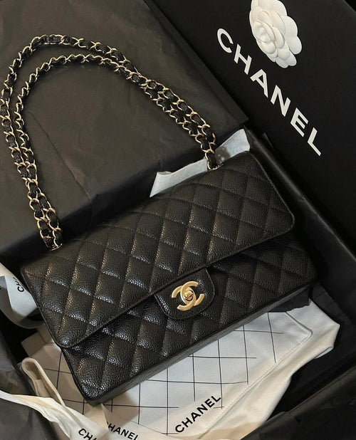 Sac à mains Chanel timelles Vintage noir